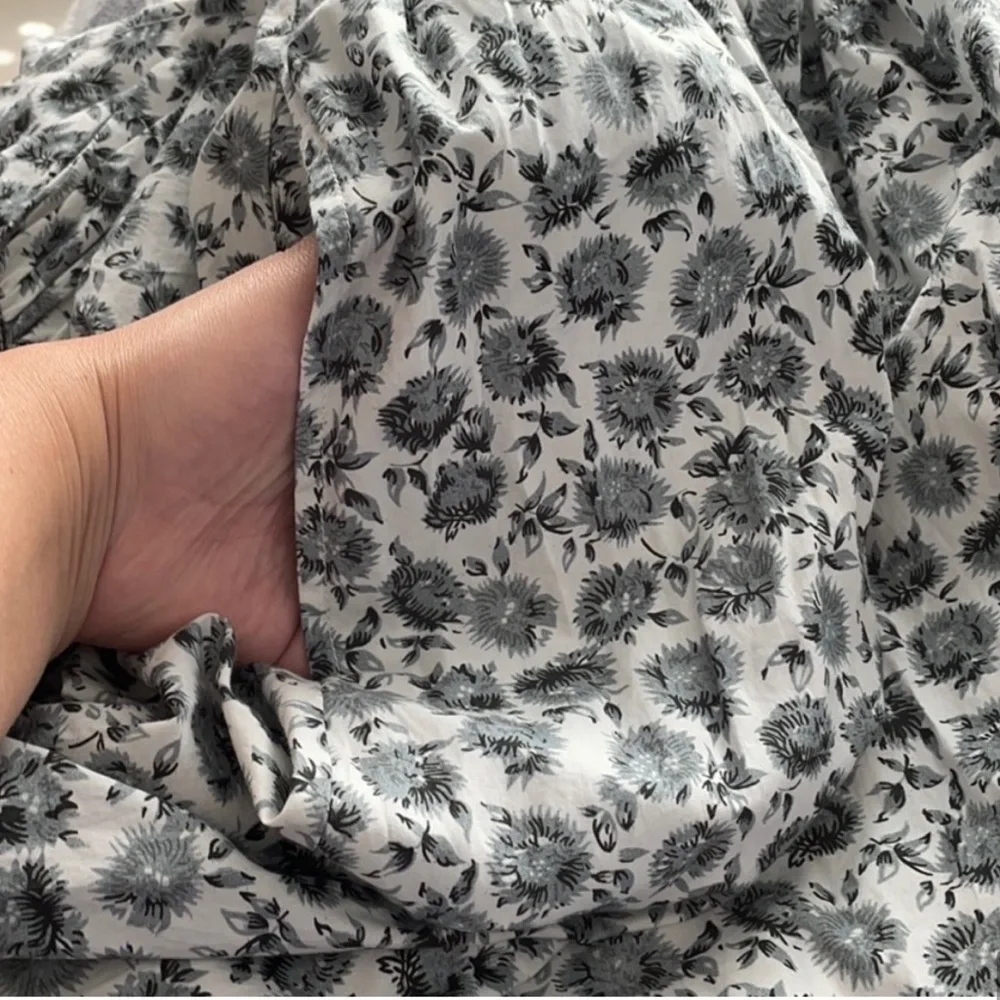 LoveShackFancy Vintage Cottage Core Floral print A Line Maxi Feminine dress Sz4 - Picture 8 of 11